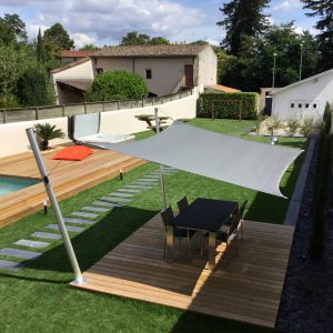 Réalisation entière d'un jardin contemporain GRADIGNAN proche TALENCE