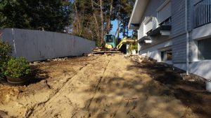 Terrassement pour mise en préparation du chantier BORDEAUX en GIRONDE