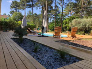 Construction d'une terrasse bois à CARIGNAN DE BORDEAUX proche BOULIAC